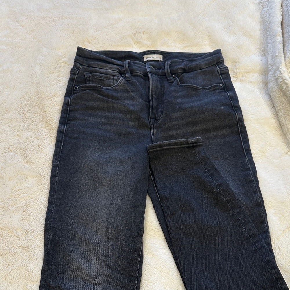 Good American Women's vintage black Jeans